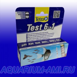 Tetra тест воды в аквариуме  6 в 1